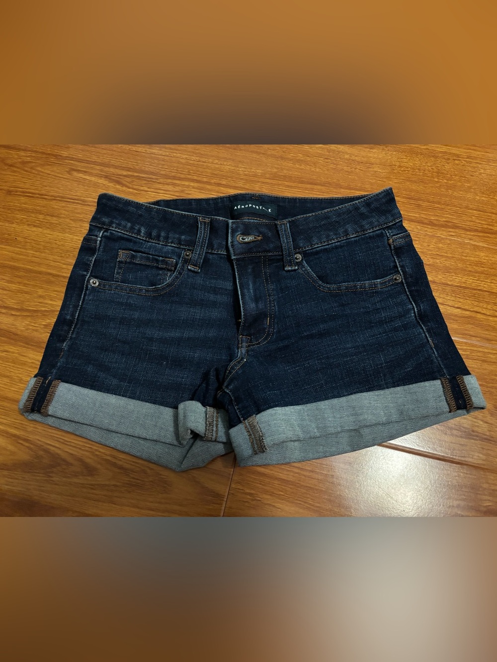 Aeropostale women’s denim short low rise size 4